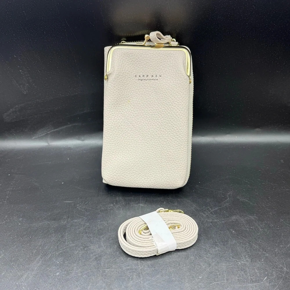 Carr Ken Crossbody Purse Tan‎ NWOT
